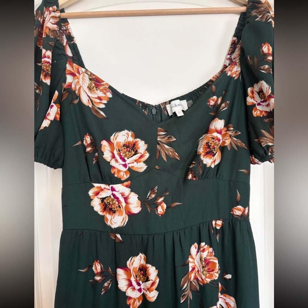Bohme L Floral Green Dress